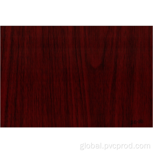 Hardwood Grain PVC Decorative Film Wood design PVC film furniture decoration Manufactory